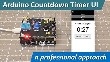 Arduino Countdown Timer Web UI - a professional approach