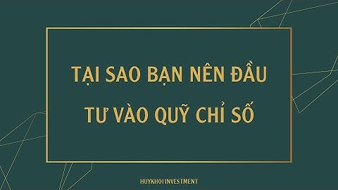 Quỹ đầu tư chỉ số là gì năm 2024