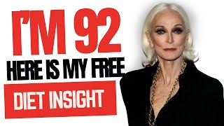 Carmen Dell'Orefice:( I look 59 at 92 ) My Secrets of Health, Sex and Longevity. Anti aging foods