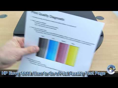 HP Envy 5644: How to do a Print Quality Test Page