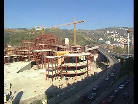 Fases de la construcción del Museo Guggenheim Bilbao