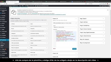 👉 Cómo editar WIDGETS en el FOOTER con la plantilla Wordpress BETHEME 🔥Curso Betheme 2021 | Clase 11