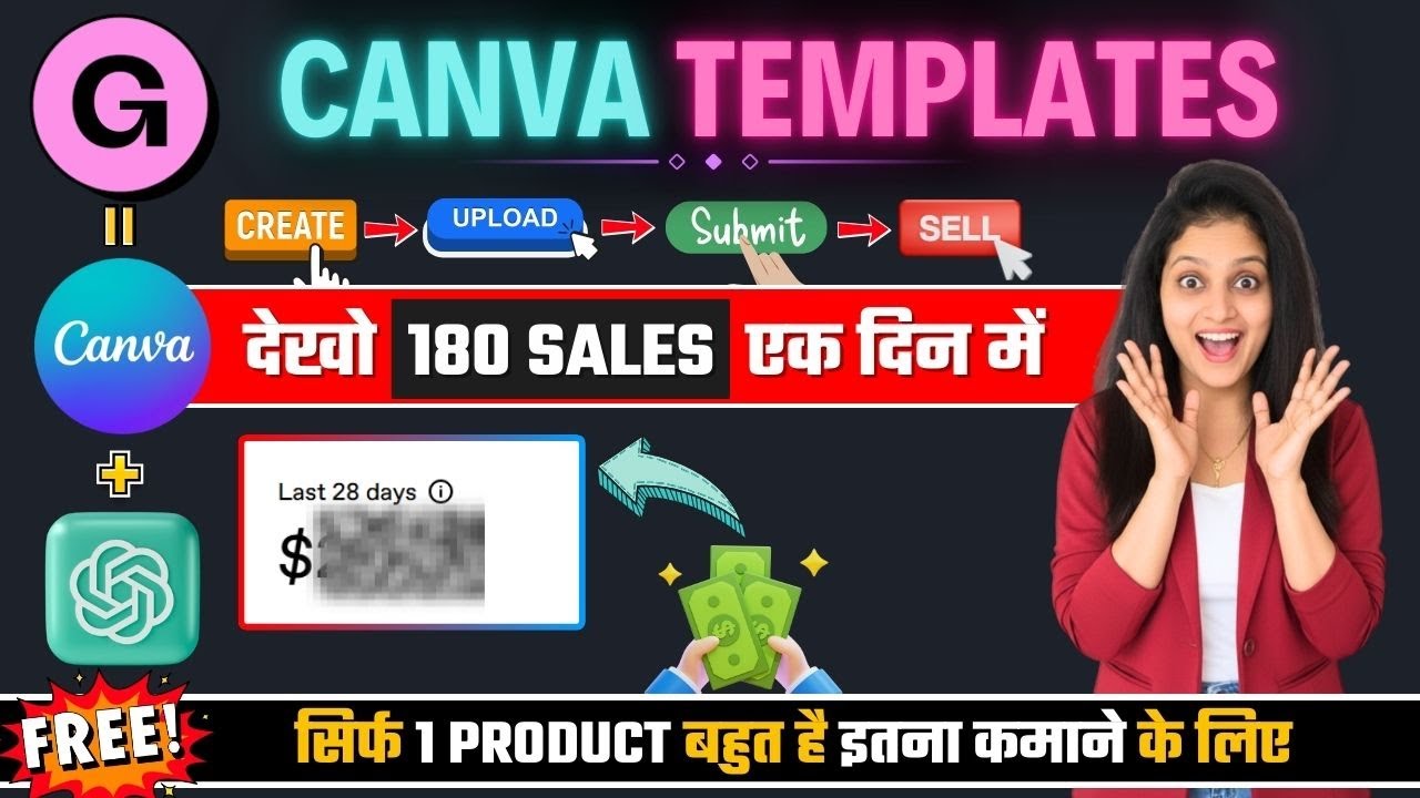 Sold 30 Templates Today | How to Design and Sell Canva Templates on Gumroad