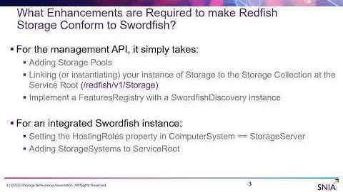 Extending Redfish to Conform to Swordfish