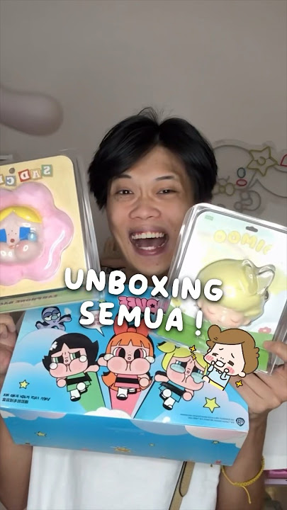 GANTUNGAN KUNCI NYA BANYAK BANGET ! 😭 UNBOXING CRYBABY X PPG ✨ PART 1