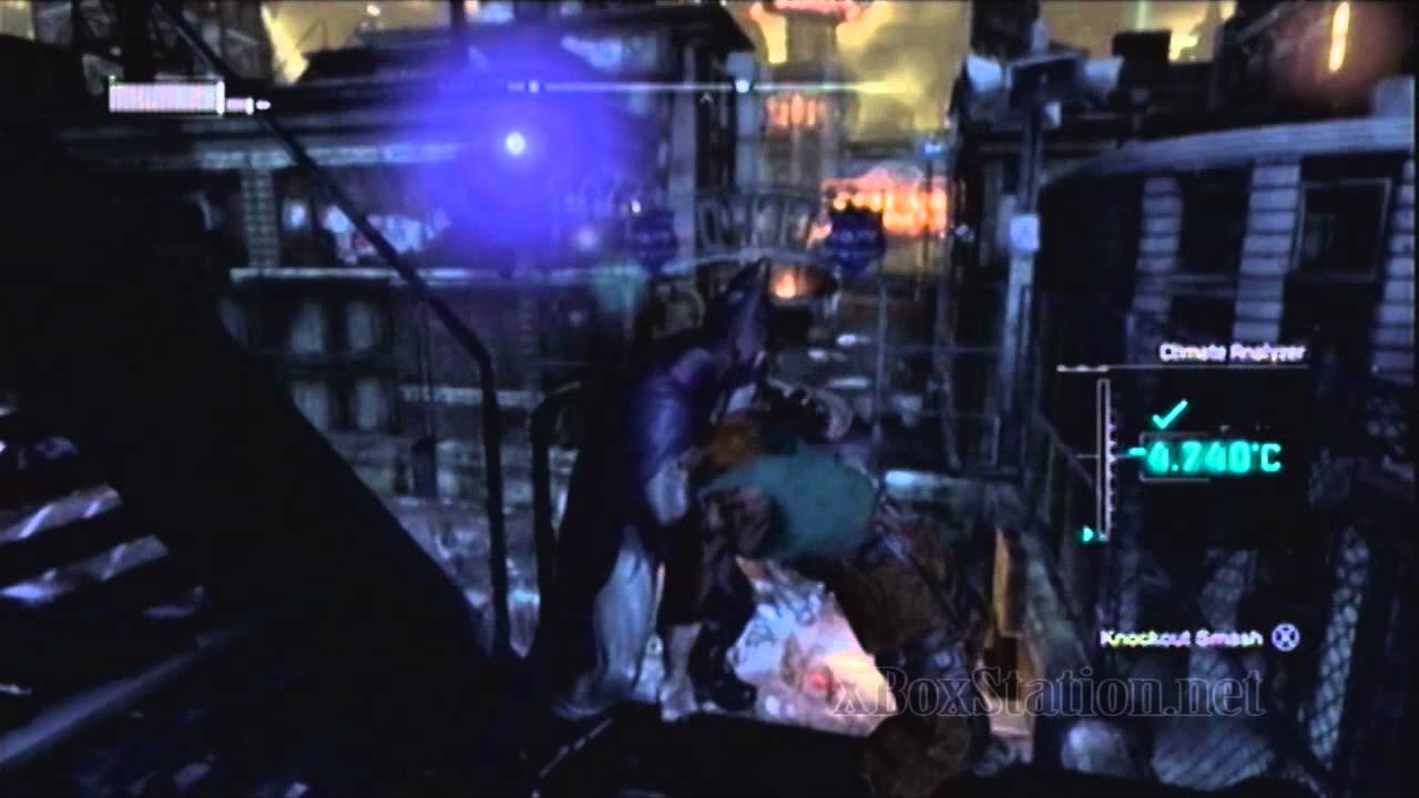 Batman Arkham City: Finding The Coldest Place: Mr Freeze Location - YouTube