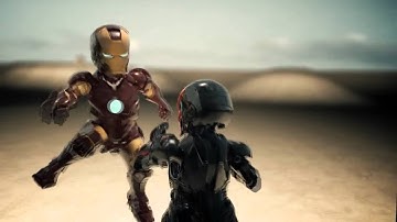 Iron man 3D animation