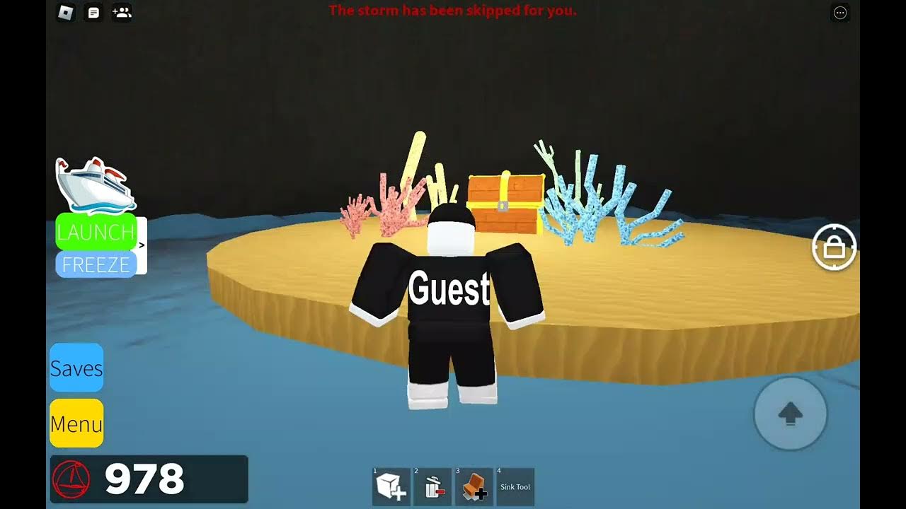 how to find all chest in build a ship to survivors Island part 1 YouTube