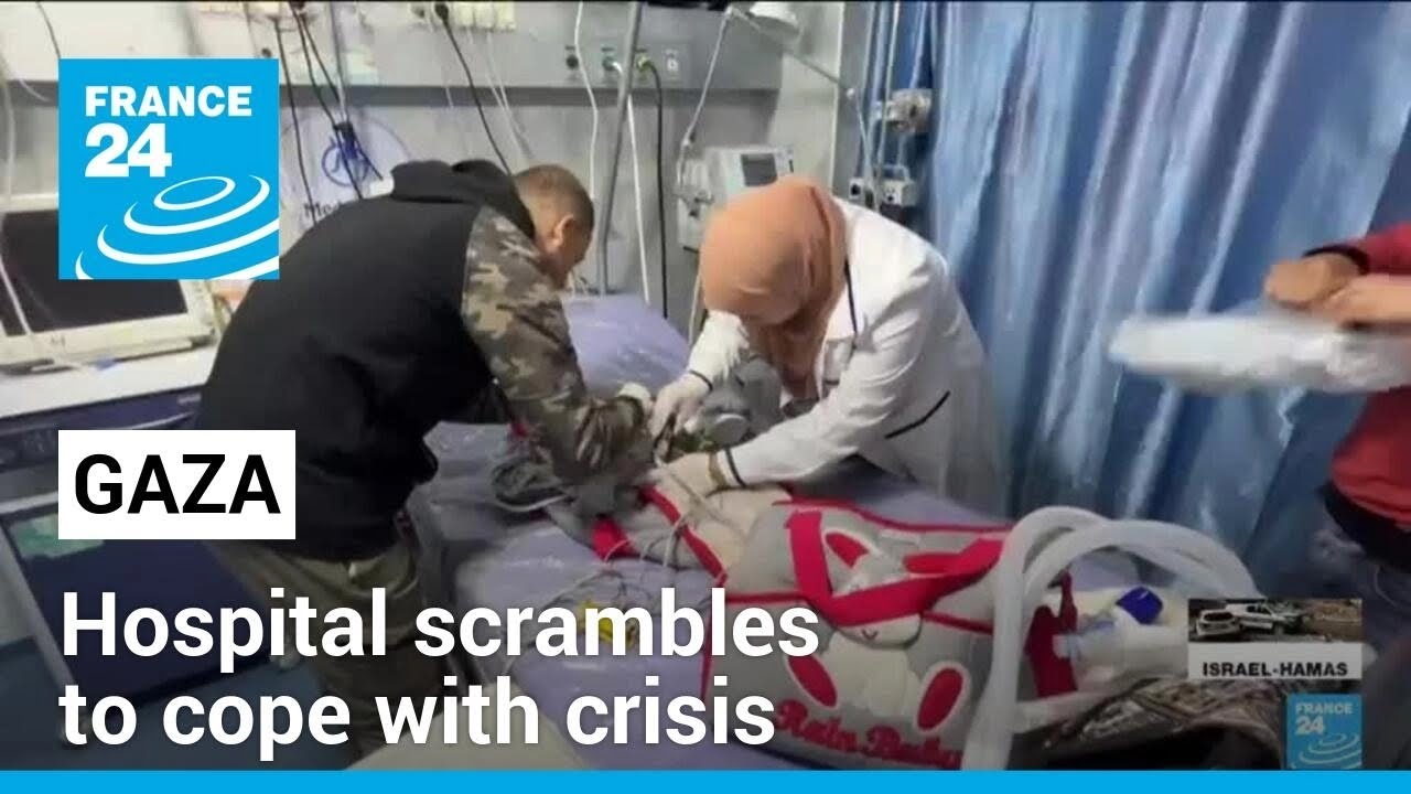 Gaza hospital with no electricity scrambles to cope with malnutrition crisis • FRANCE 24 English