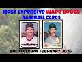 Wade Boggs Most Expensive EBay Sales Baseball Cards February 2026