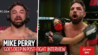Taxes, girlfriend, haters: Mike Perry drops one of the most incredible post-fight interviews ever