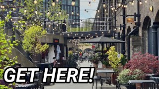 The Beautiful Areas of Coal Drops Yard and Granary Square, Just Behind Kings Cross