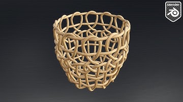 How to Model a Wicker Basket in Blender 3D