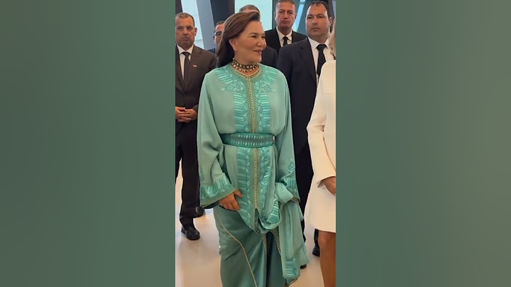 القفطان المغربي حاضر في حفل العشاء الملكي و الوفد الفرنسي رشيدة داتي بالقفطان المغربي 😍