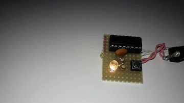 Ci 4017 liga e desliga um led  com pushbutton.