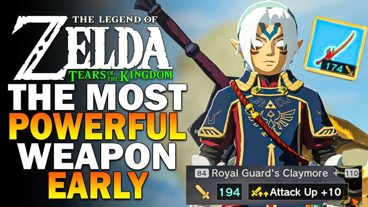 Get It Early The Most Powerful Weapon In Zelda Tears Of The Kingdom