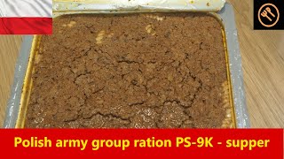 Polish Army Group Ration - Supper PS 9K (for 10 men)