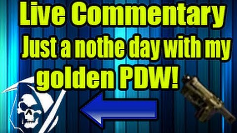 "Call of Duty:Ghosts Live Gameplay!" Golden PDW, KEM, Live Commentary!