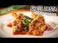 Spinach and Ricotta Stuffed Shells, Three Cheeses