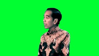 Ruwet Meme Green Screen Pak Jokowi