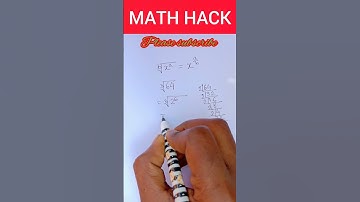What is the cube root of 64? #math #tutor #mathtrick #cuberoot #exponents #indices #fraction
