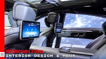New 2021 Mercedes S Class Interior Design and MBUX Features