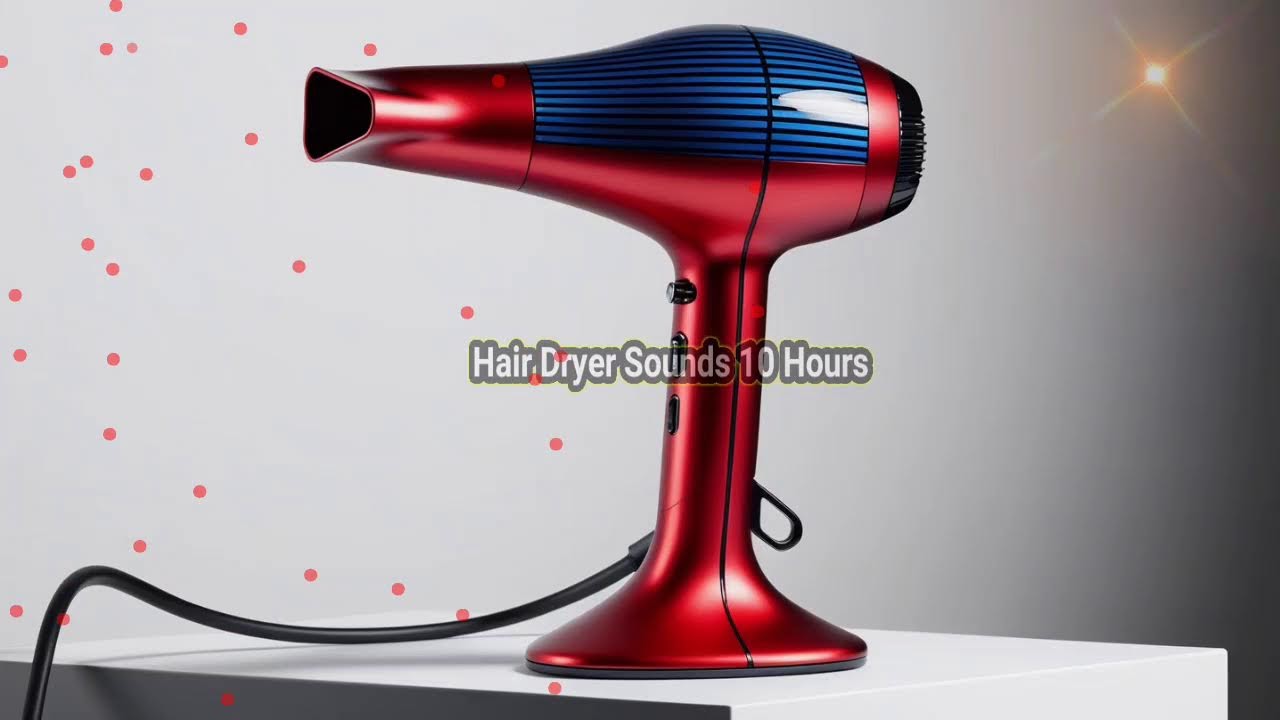 Hear the continuous hair dryer tone and feel your stress slowly disappear