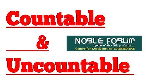 Countable & Uncountable Sets | CSIR NET June 2019 Sol| Real Analysis | Noble Forum India| Sumit Sir