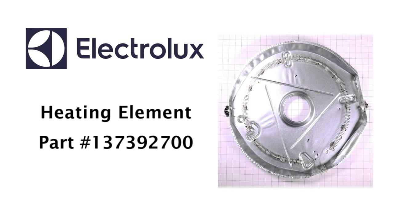 Electrolux Dryer Heating Element Part Number 137392700 YouTube
