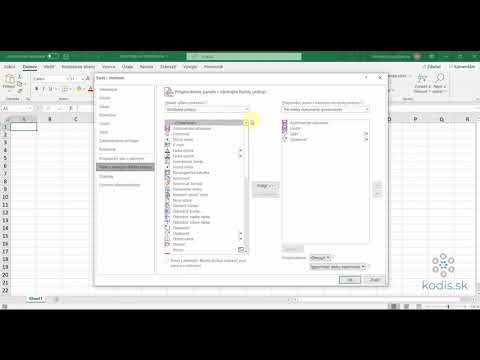 Video: Ako Prispôsobiť Program Excel