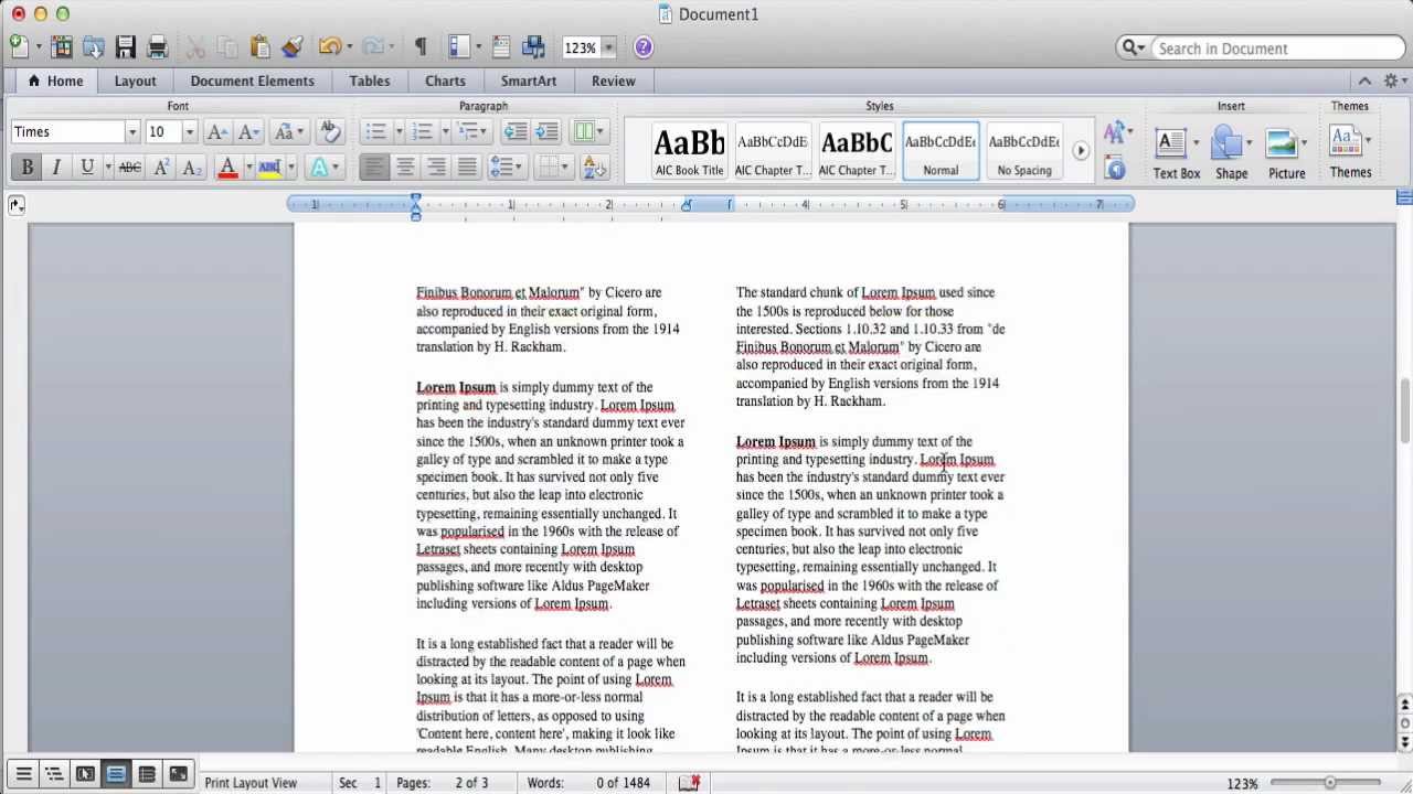 How To Create Columns In Microsoft Word For 3 Column Word Template