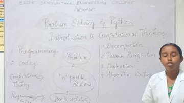 Introduction to computational thinking