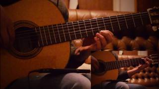Gülümcan Gitar Sarki - A Beautiful Turkish Melody Classical Guitar تعلم معزوفة تركية مشهورة