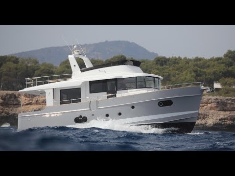 ⁣Beneteau Swift Trawler 50 Walkthrough in Miami with Sean Smith