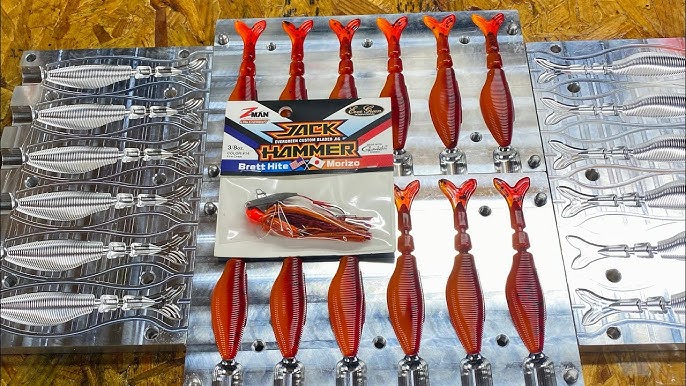 6x Fishing Soft Lure Craw Shrimp Crawfish Crab Plastic Bait 3