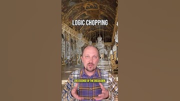 Logical fallacies, part 33. Logic chopping.
