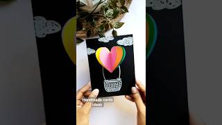 DIY POP-UP CARD | DIY HEART CARD #handmadecards #cardmaking #popupcard #diy #diycrafts #shortsvideo