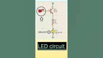 Electronic project | Touch sensor project | Touch circuit | 2n2222 transistor | led circuit#diy #ai