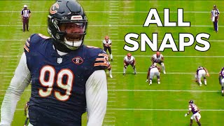 Chicago Bears DT Gervon Dexter Sr Preseason Week 2 | Every Snap