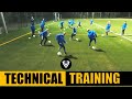 Technical training  u12 kaa gent  4 exercises  football training  thomas vlaminck