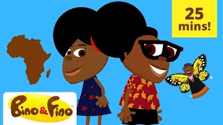 An African  educational cartoon  & Afrobeat Kids Songs Mix- Volume 3 Bino & Fino