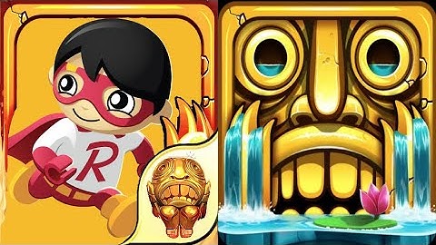 iGameMix🏛HOW MANY TIMES RYAN LOST? TAG WITH RYAN Vs TEMPLE RUN 2 KAI ZIANG SKY SUMMIT👏KiD Game#1121