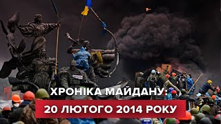 Точка неповернення: 20 лютого в історії Революції Гідності