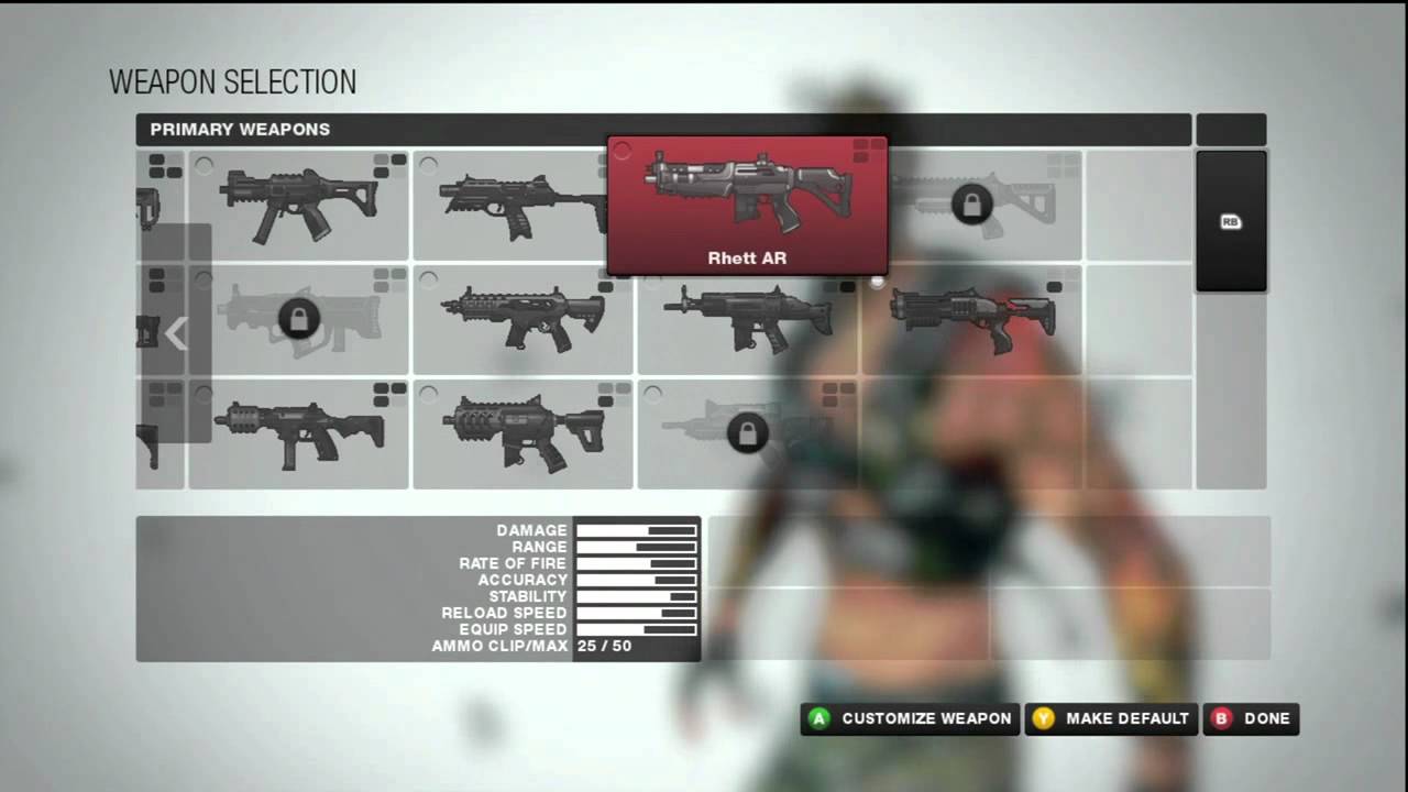 Brink Primary Weapons