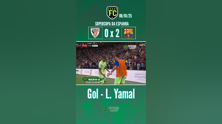 Gol - L. Yamal | Athletic Bilbao 0 x 2 Barcelona | SuperCopa da Espanha 08/01/25 #shorts #futebol