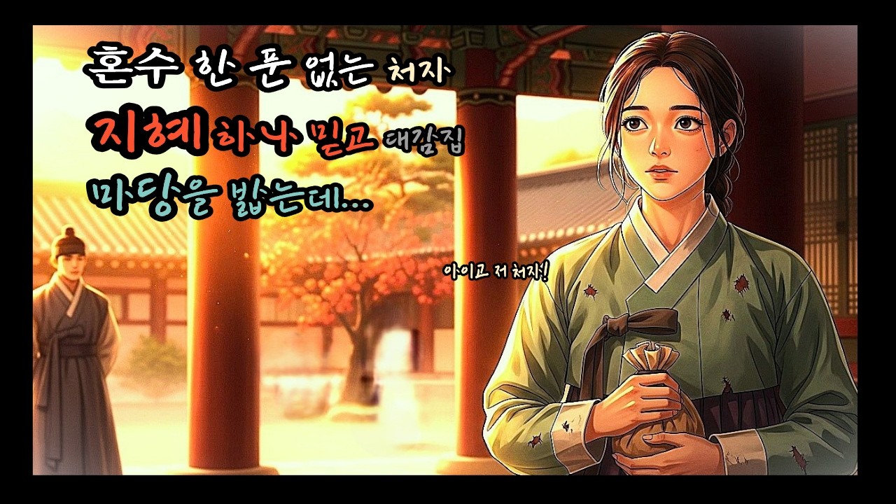 똑 부러지는 처자, 지혜와 재치로 대감집 마당을 밟는데..대감은 관상가의 말에 놀라고|야담옛날이야기|오디오북|잠잘때 듣는옛날이야기|