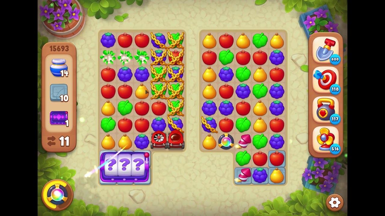 その他 garden scape GardenScapes Level 15693 no boosters - YouTube
