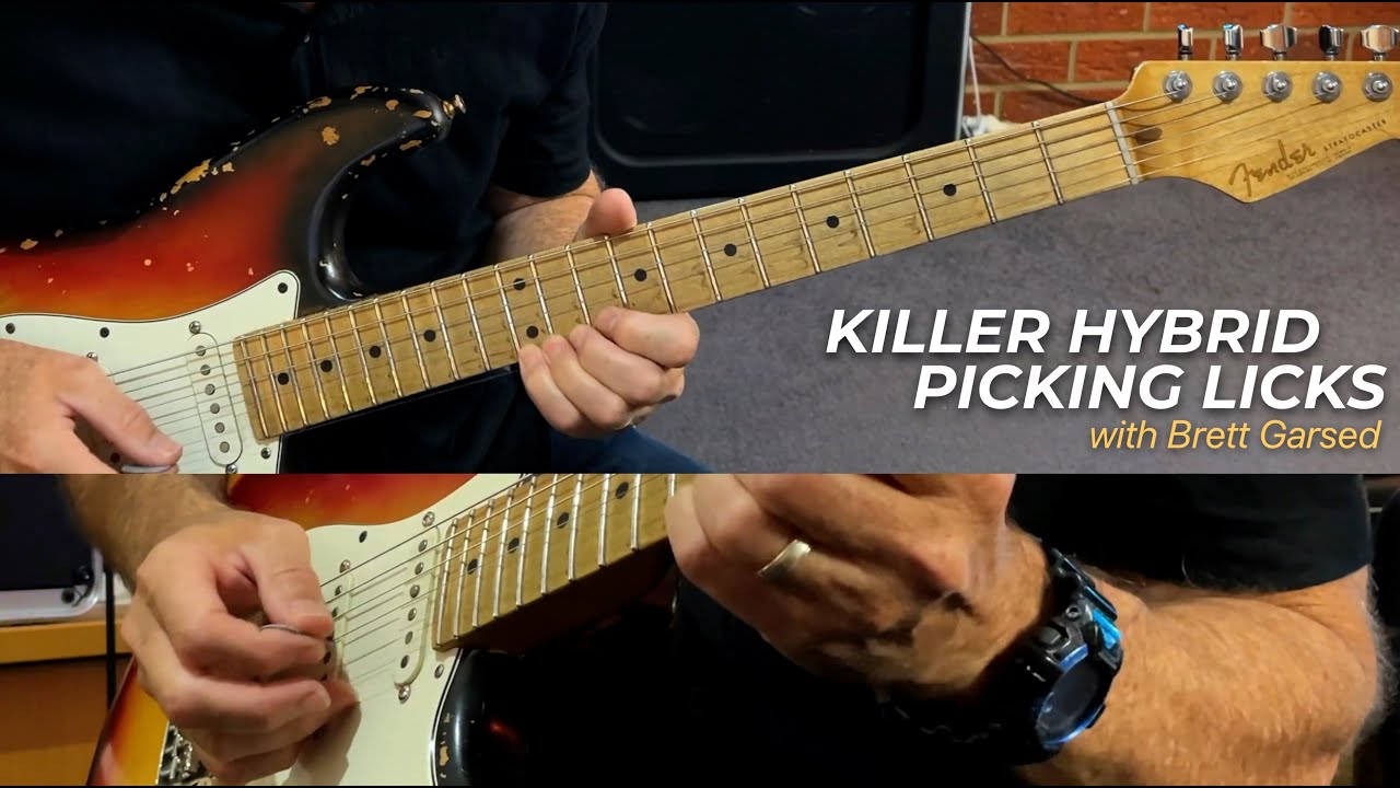Hybrid picking lick for Guitar Vivo