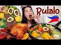 First Time Eating BULALO! Filipino Comfort Food: Beef Oxtail Soup &amp; Crispy Fried Chicken - ASMR