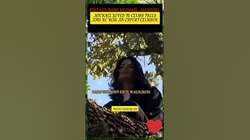 💛RARE MICHAEL💚MICHAEL LOVE CLIMBING TREES💚UNKNOWN FACTS OF MICHAEL💛 #shortsfeed #shorts #mj #michael